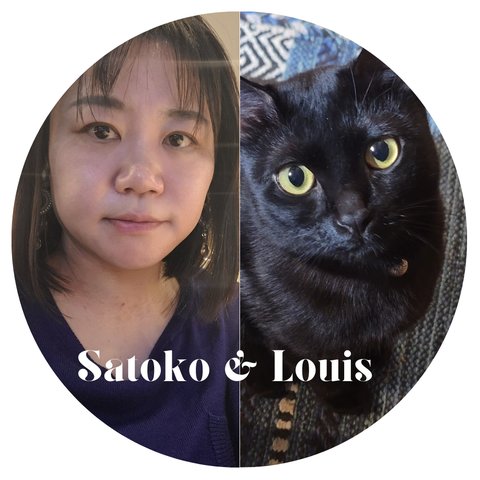 管理人の桜井(さとこ)と黒猫るい